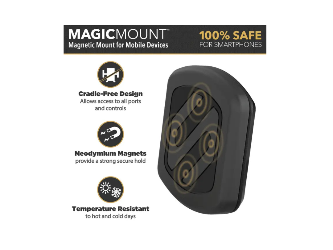 SCOSCHE MagicMount CD - Magnetic Phone Mount for Car, Home, Office SCOSCHE MagicMount CD - Magnetic Phone Mount for Car, Home, Office